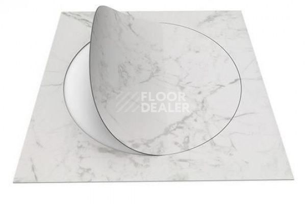 Виниловая плитка ПВХ FORBO Allura Material 63550DR7 white marble circle фото 1 | FLOORDEALER